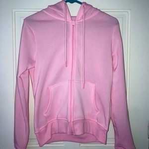Pink Zip-up Hoodie
